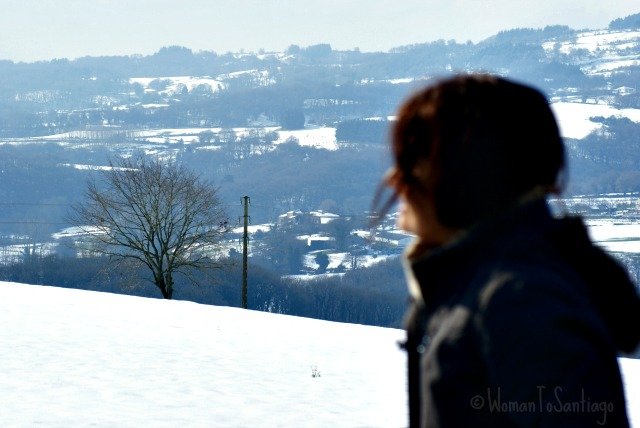 nieve-en-camino-de-santiago foto de womantosantiago en la nieve