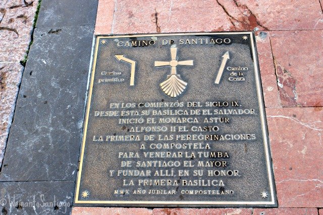 foto de la placa de los caminos
