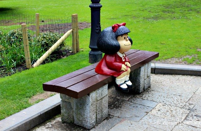 foto de mafalda en parque san francisco