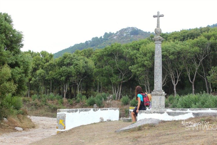foto de cruceiro del camino de santiago cruceiro-caminha-camino-portugues-costa