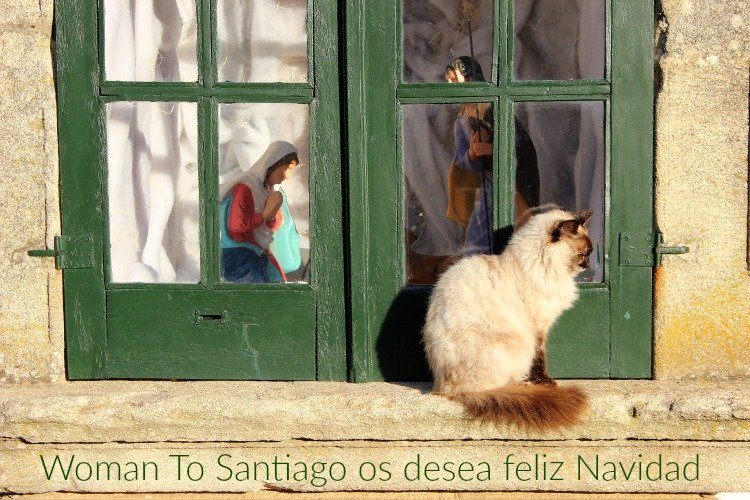 foto de navidad en el camino portugues
