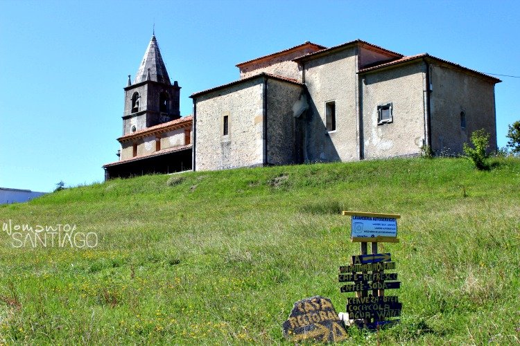 foto de iglesia y albergue
