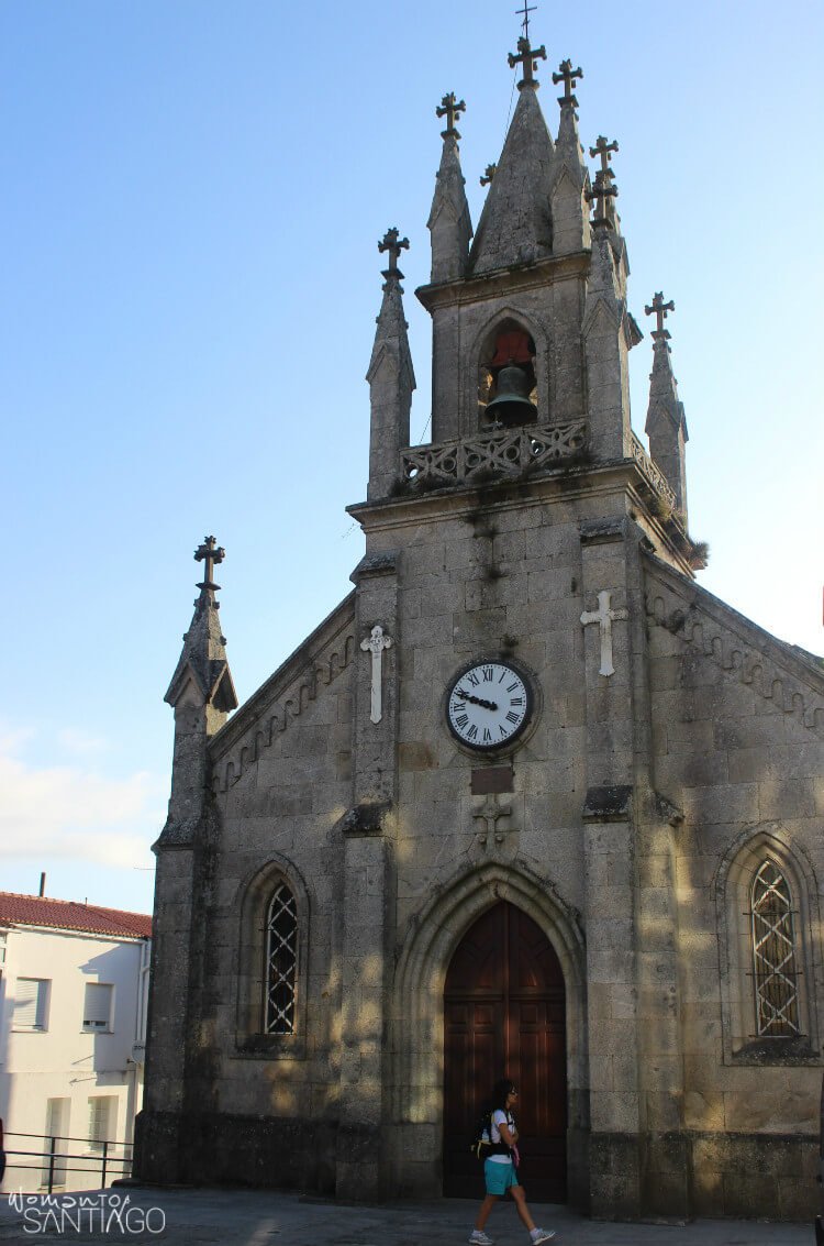 finisterre a muxia Iglesia de San Marcos en Corcubión