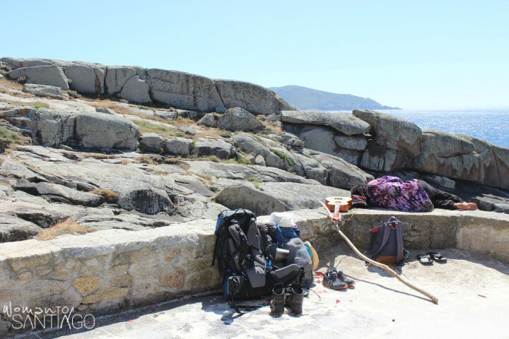 peregrino descansando